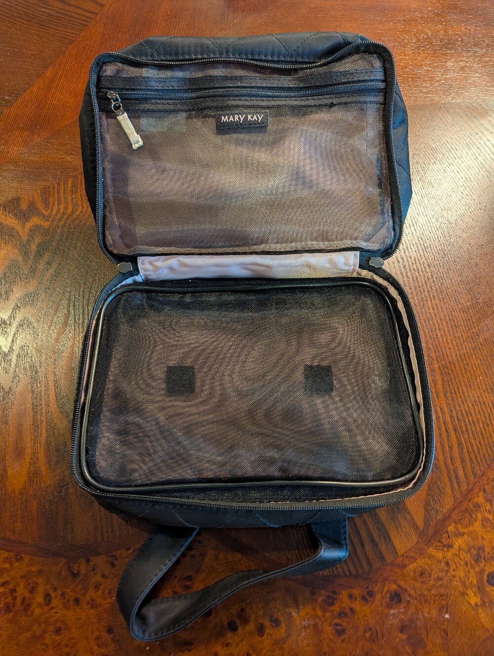 Mary Kay Black Travel Toiletry Organizer Bag